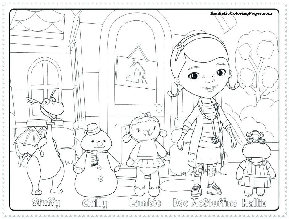 936x711 Doc Mcstuffins Color Page Doc Coloring Pages Disney Doc Mcstuffins