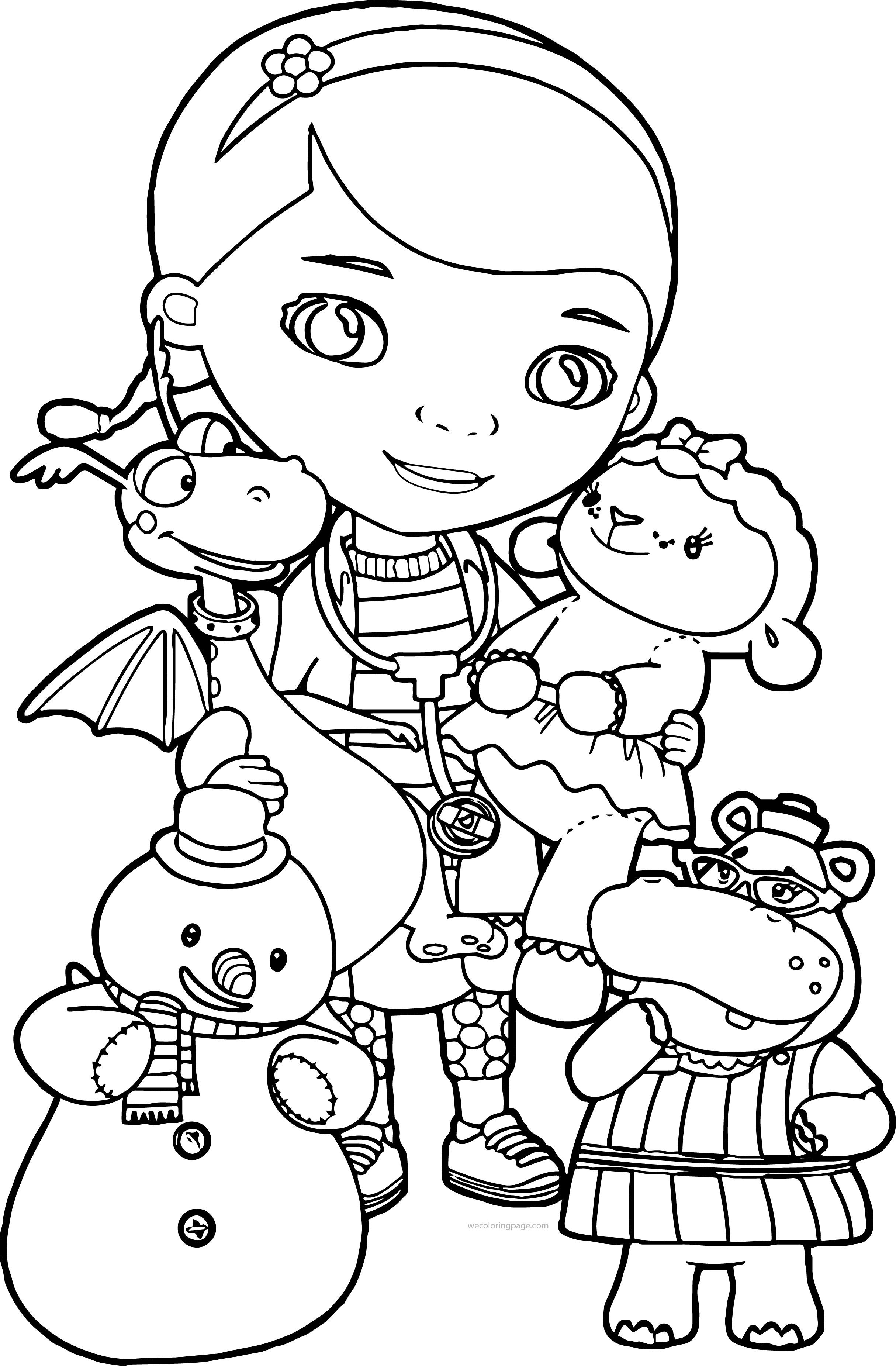 2429x3702 Doc Mcstuffins Coloring Pages