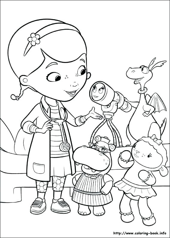 567x794 Doc Mcstuffins Lambie Coloring Pages Coloring Last Updated Doc Doc