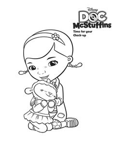 236x303 Hallie The Hippo Doc Mcstuffins Coloring Page Create, Dream