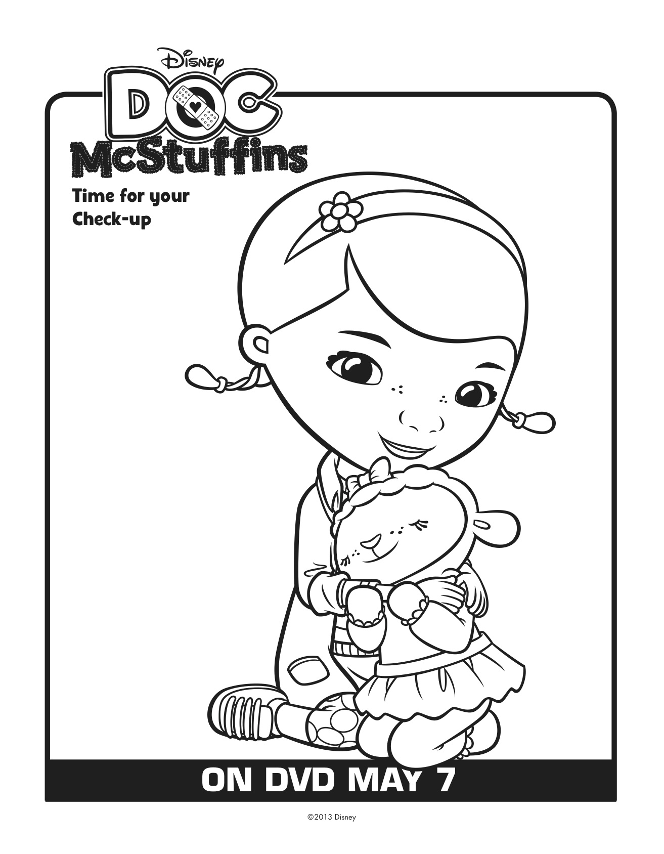 1313x1688 Classy Design Doc Mcstuffins Coloring Pages Mcstuffins Dr Odd