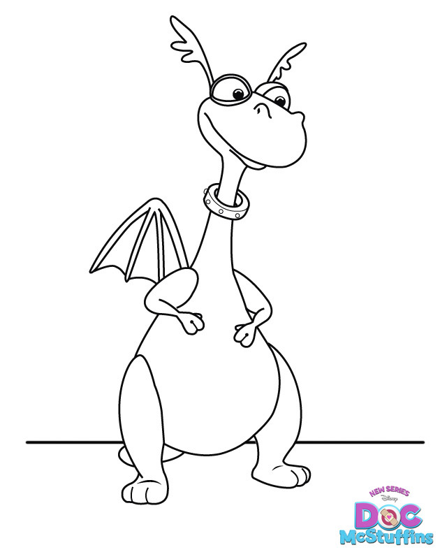 640x800 Doc Mcstuffins Coloring Pages