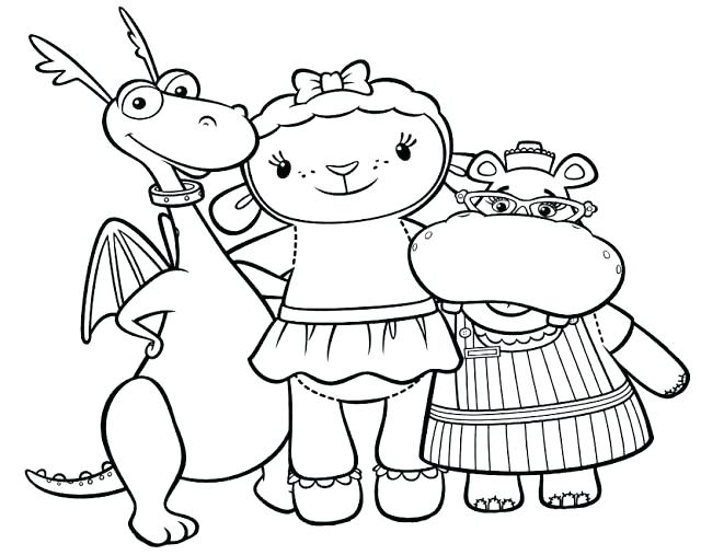 640x507 Doc Mcstuffins Printable Coloring Pages Aid Coloring Page Doc