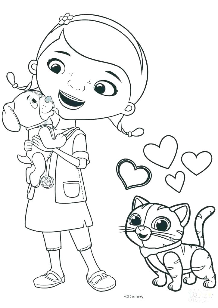 724x1024 Doc Mcstuffins Printable Coloring Pages Doc Printable Coloring