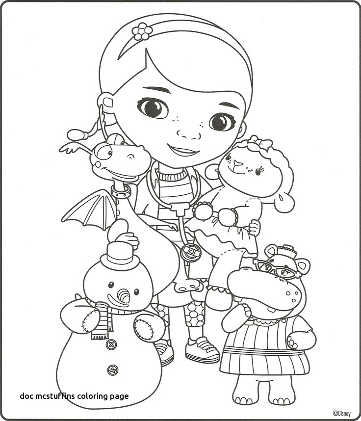 736x858 Doc Mcstuffins Printable Coloring Pages Cortefocalte For Doc
