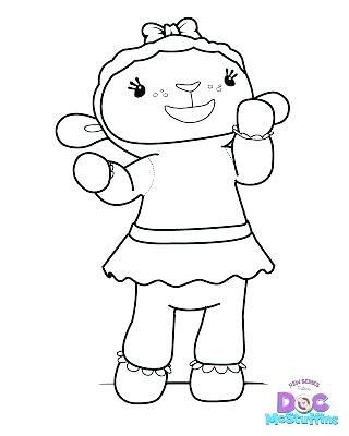 320x400 Doc Mcstuffins Stuffy Coloring Pages Doc Coloring Pages Doc