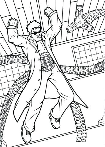 343x480 Doc Ock Coloring Pages Click To See Printable Version Of Angry