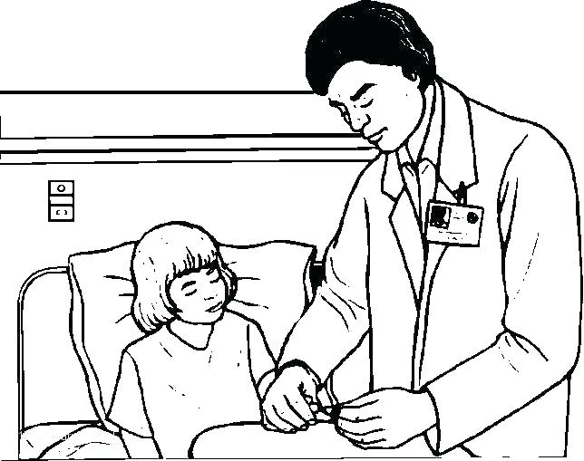 644x509 Doctor Coloring Pages Doctor Coloring Pages Hello Kitty