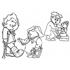 230x230 Top 10 Free Printable Doctor Coloring Pages Online
