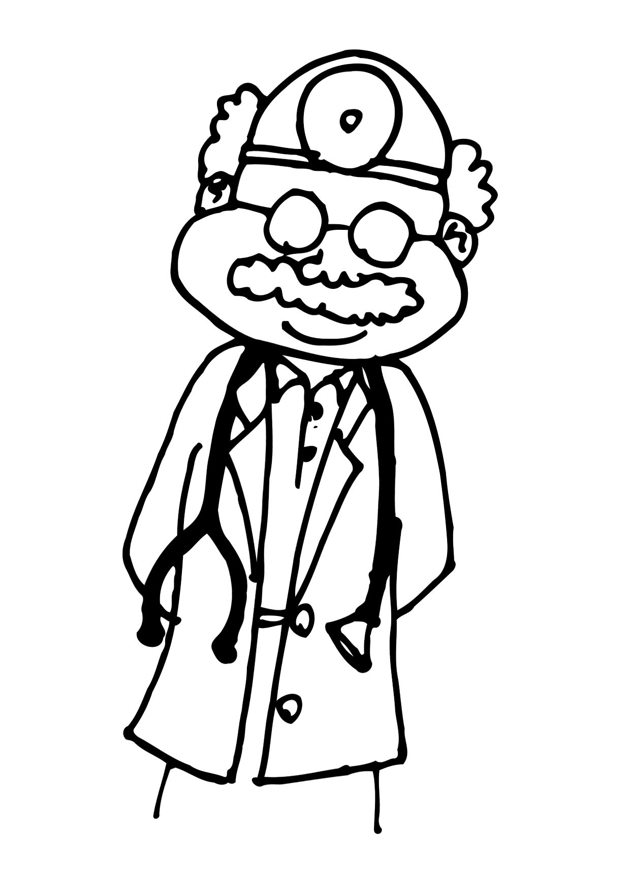 1240x1750 Doctor Coloring Pages For Kids 493064