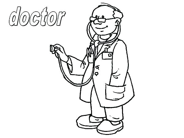 600x450 Doctor Coloring Pages Doctor Coloring Pages Printable Doctor