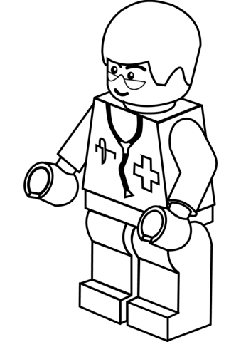 339x480 Doctor Coloring Pages Lego Doctor Coloring Page Free Printable