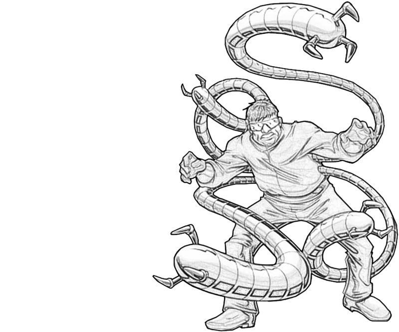 800x667 Fresh Spiderman Villains Coloring Pages Doctor Octopus Coloring