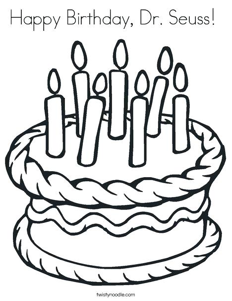 468x605 Dr Suess Para Colorear Happy Birthday Dr Seuss Coloring Page