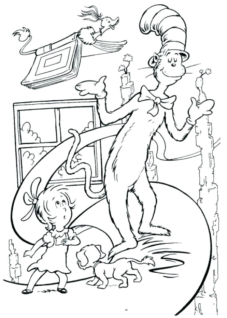 731x1024 Doctor Seuss Coloring Pages Coloring Page Cat In The Hat Coloring