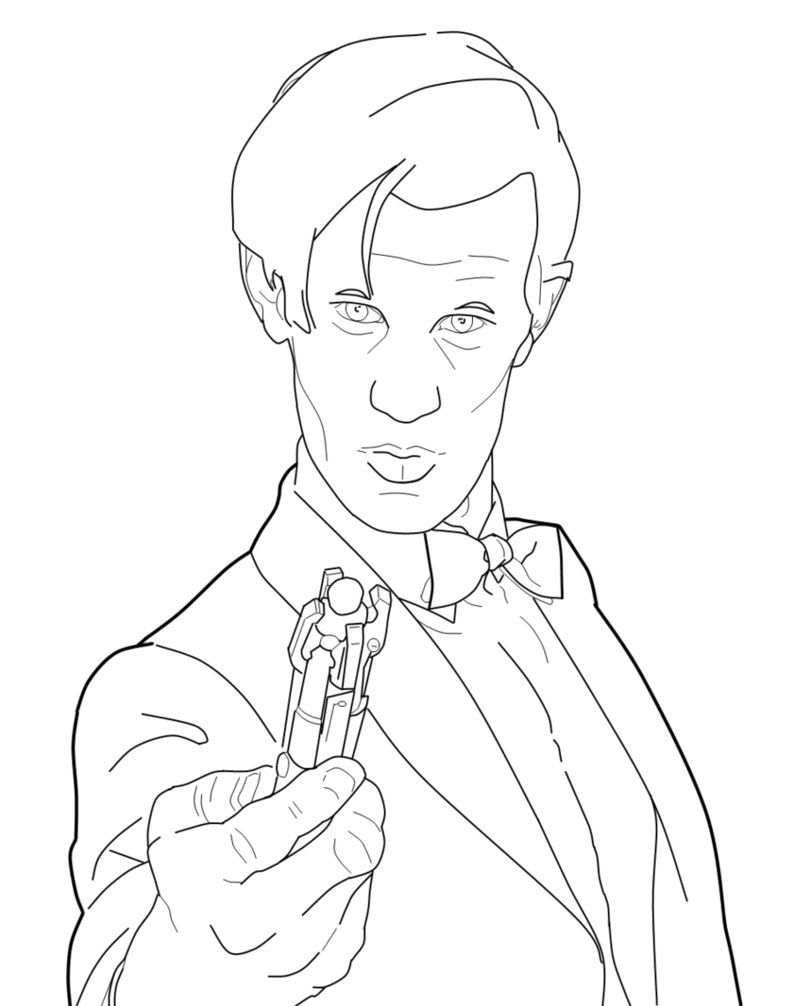 794x1006 Doctor Who Coloring Pages Fun Crafts Bordado