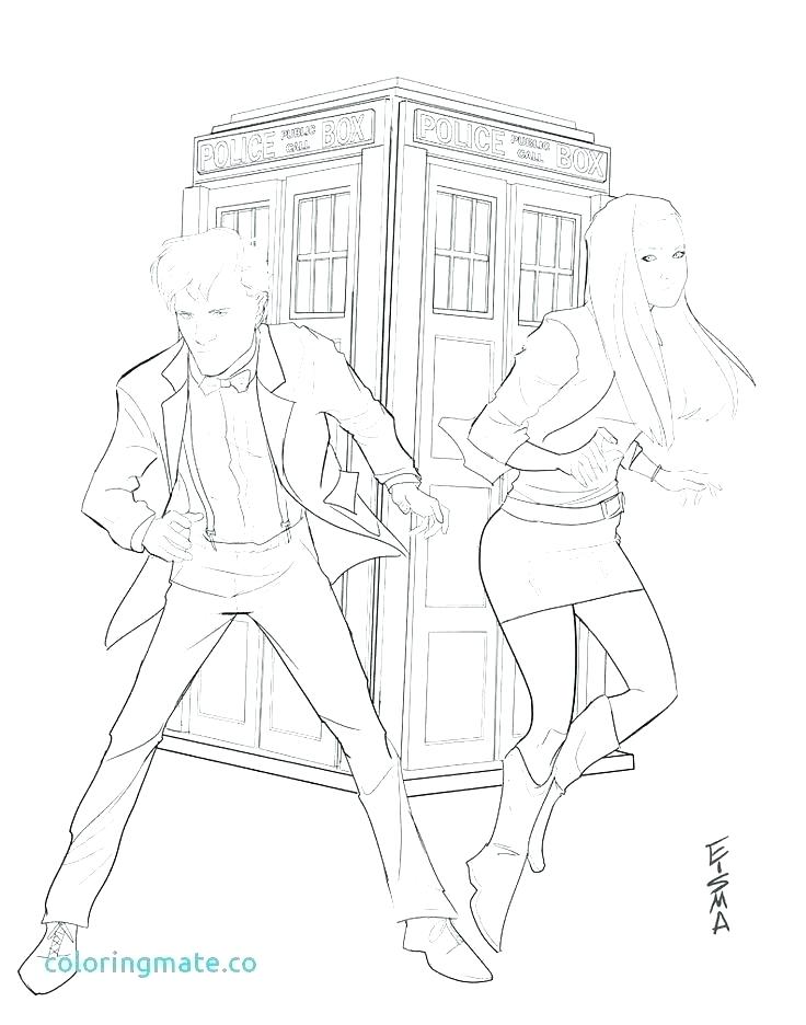 736x936 Doctor Who Coloring Pages Free Coloring Pages Coloring Page