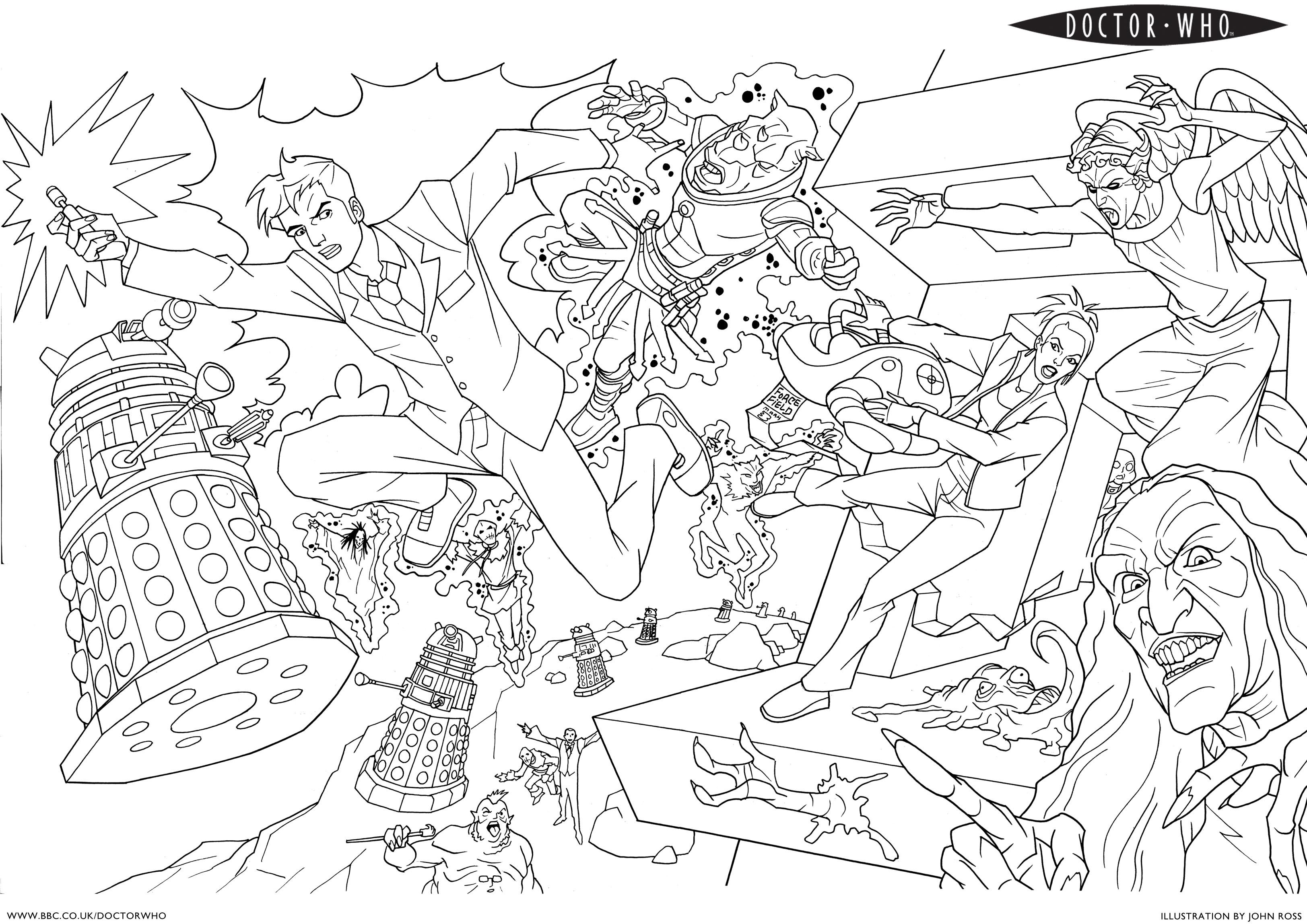 3248x2297 Free Doctor Who Printables Stuffing, Tardis And Craft