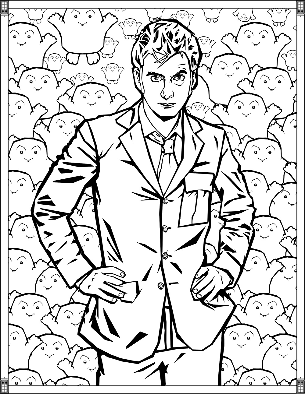 1000x1294 Energy Doctor Who Color Pages Coloring Page Fr