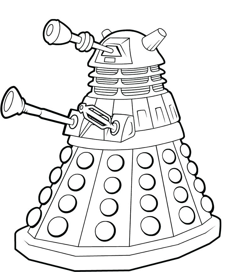 736x868 Tardis Para Colorear Doctor Who Coloring Pages A Para Tardis Para