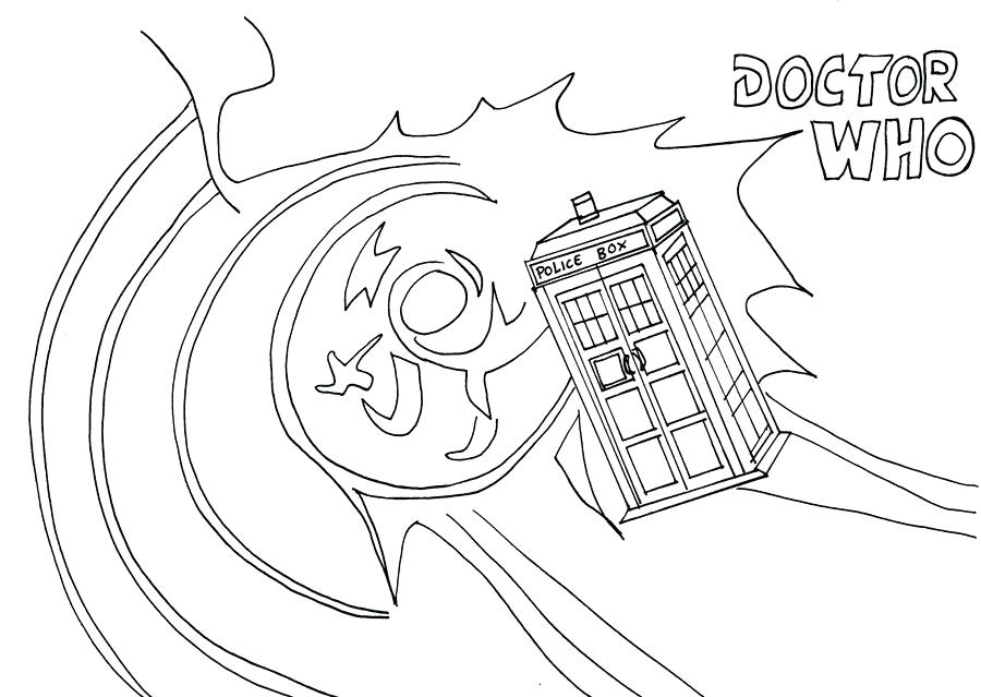 900x639 Coloring Page Coloring Pages Doctor Who Coloring Page Coloring