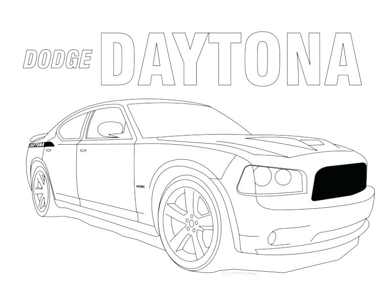 800x618 Dodge Challenger Coloring Pages Dodge Challenger Car Coloring