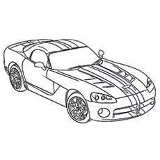 230x230 Top 25 Free Printable Muscle Car Coloring Pages Online