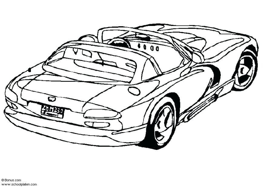 875x620 Dodge Viper Coloring Pages Download Large Image Dodge Viper