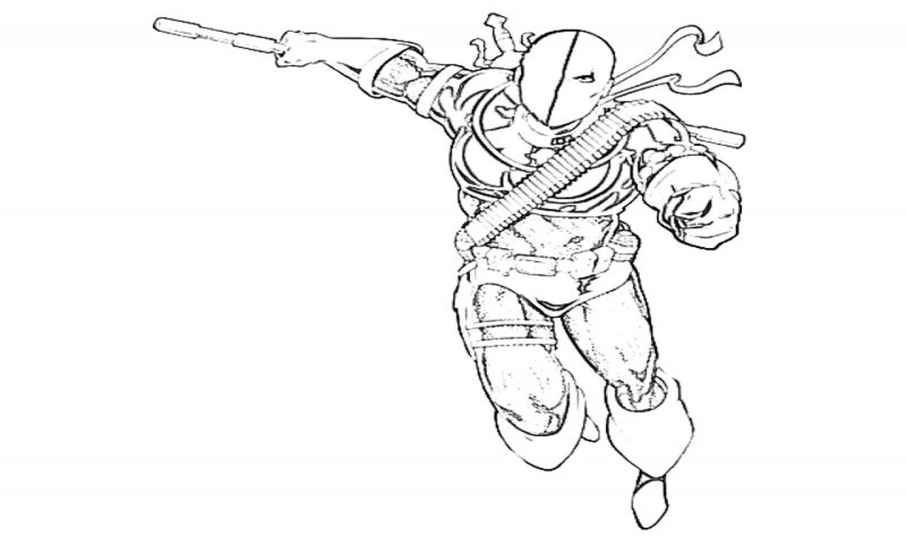 1280x768 34 Reasons Why People Love Deathstroke Coloring Pages