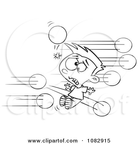 450x470 Royalty Free Dodgeball Illustrations By Toonaday Page 1