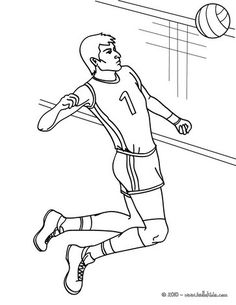 236x305 Volleyball Court Coloring Page. More Sports Coloring Pages