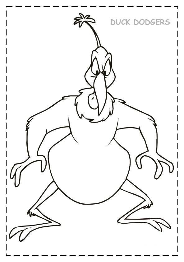 592x840 Duck Dodgers Coloring Page 7