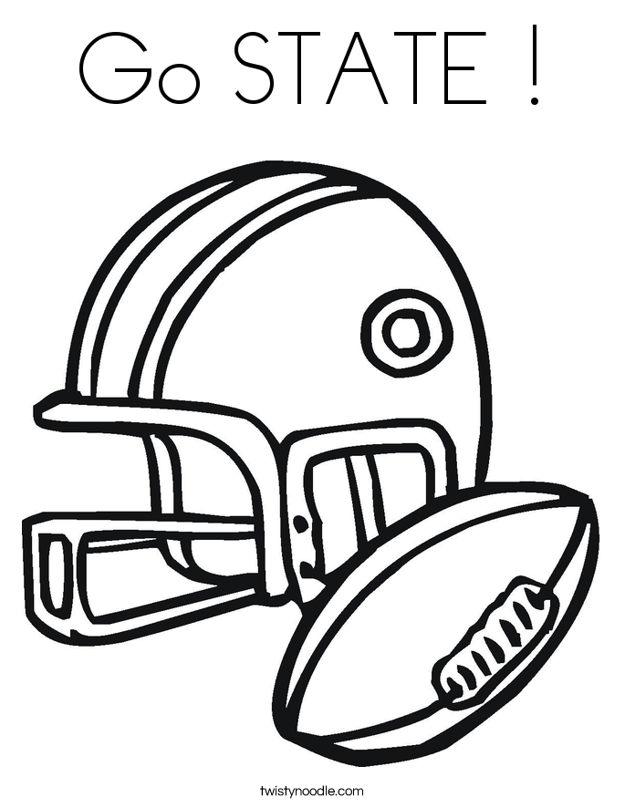 685x886 Go State Coloring Page