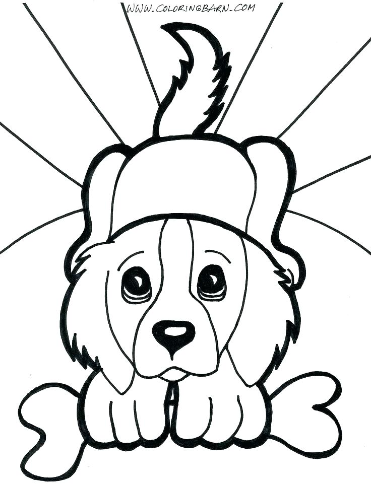 736x961 Puppy Color Page Puppy Coloring Pages Free Color Pages Of Dogs