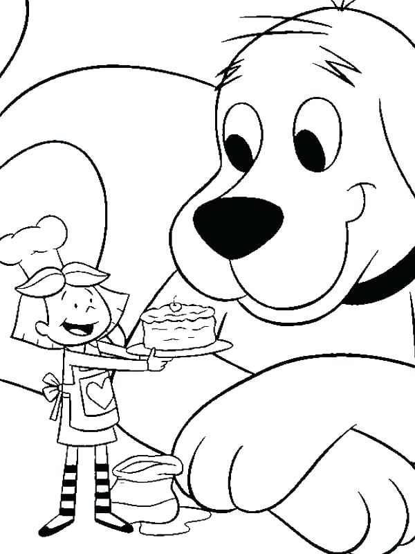 600x800 Clifford Coloring Pages Coloring Pages Happy Birthday Printable