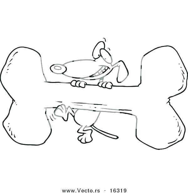 600x620 Dog Bone Coloring Page Bone Coloring Page S S Free Dog Bone
