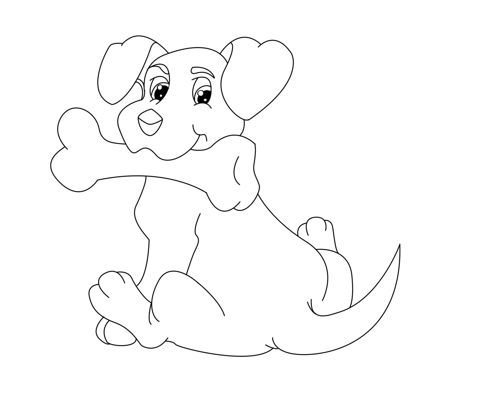 1600x1311 Dog Bones Coloring Pages Free Printable Bone Template 147395