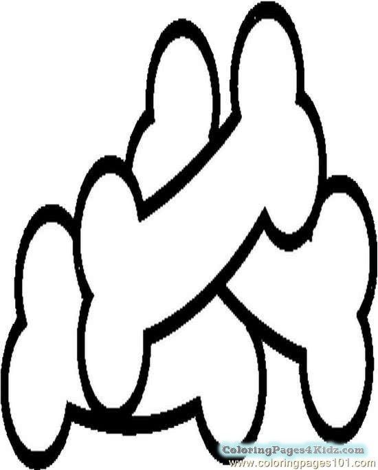 550x683 Dog Bone And Dog Bowl Coloring Page Coloring Pages For Kids