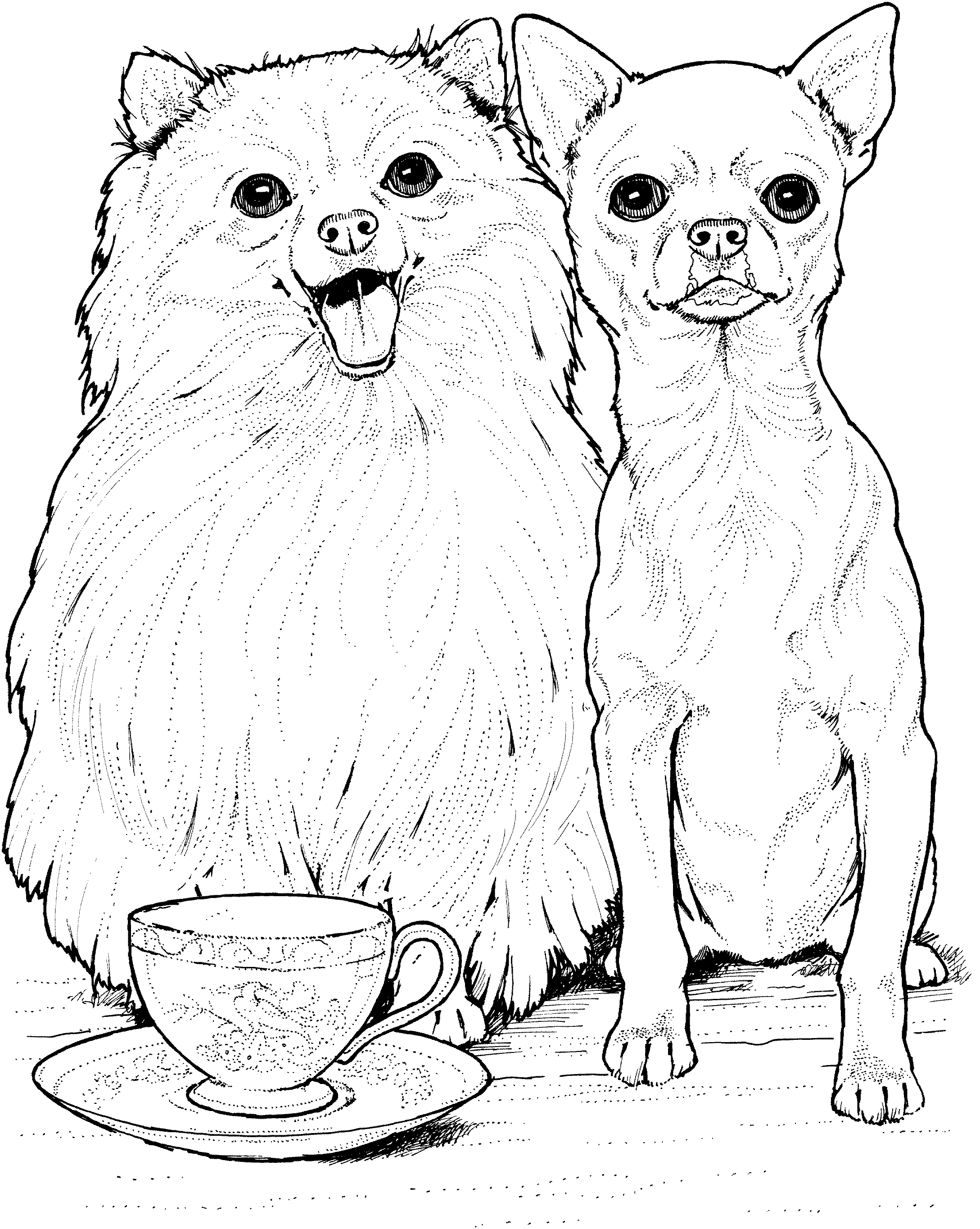 2177x2729 Best Of Chihuahua Page To Color Design Printable Coloring Sheet