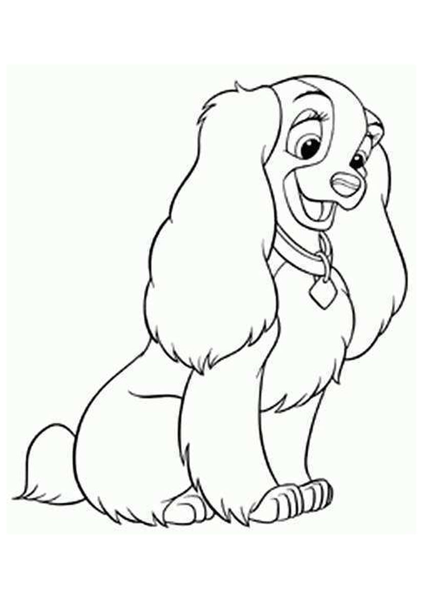 826x1169 Best Dog Cartoon Coloring Pages Free 3230 Printable