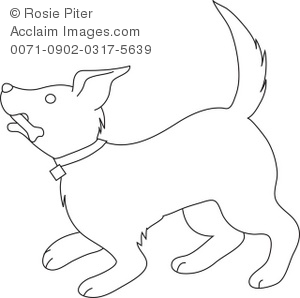 300x298 Dog With A Bone In It's Mouth Coloring Page Royalty Free Clip Art