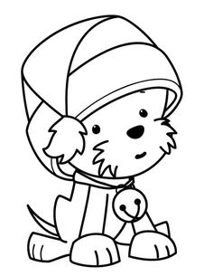 236x305 Cartoon Puppy, Vector Illustration Of Cute Dog Wearing A Collar