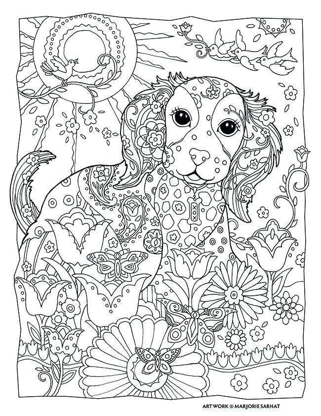 650x841 Dog Coloring Pages Printable Icontent