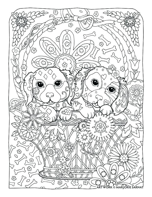 619x800 Dogs Coloring Pages Pdf