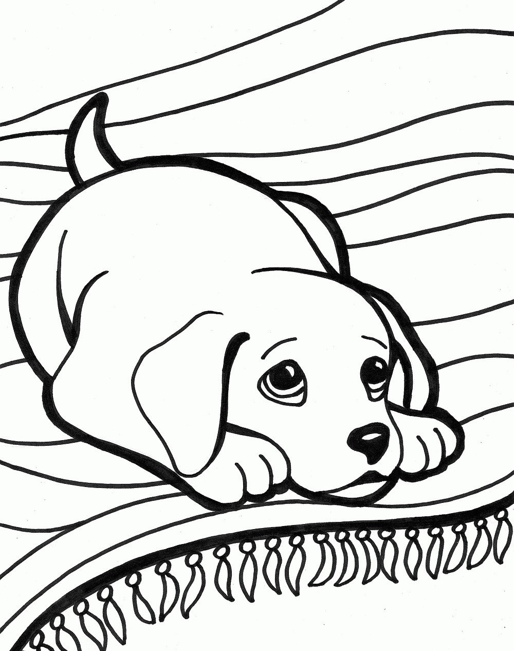 1000x1266 Coloring Pictures Of Dogs And Puppies New Unique Cute Dog Coloring