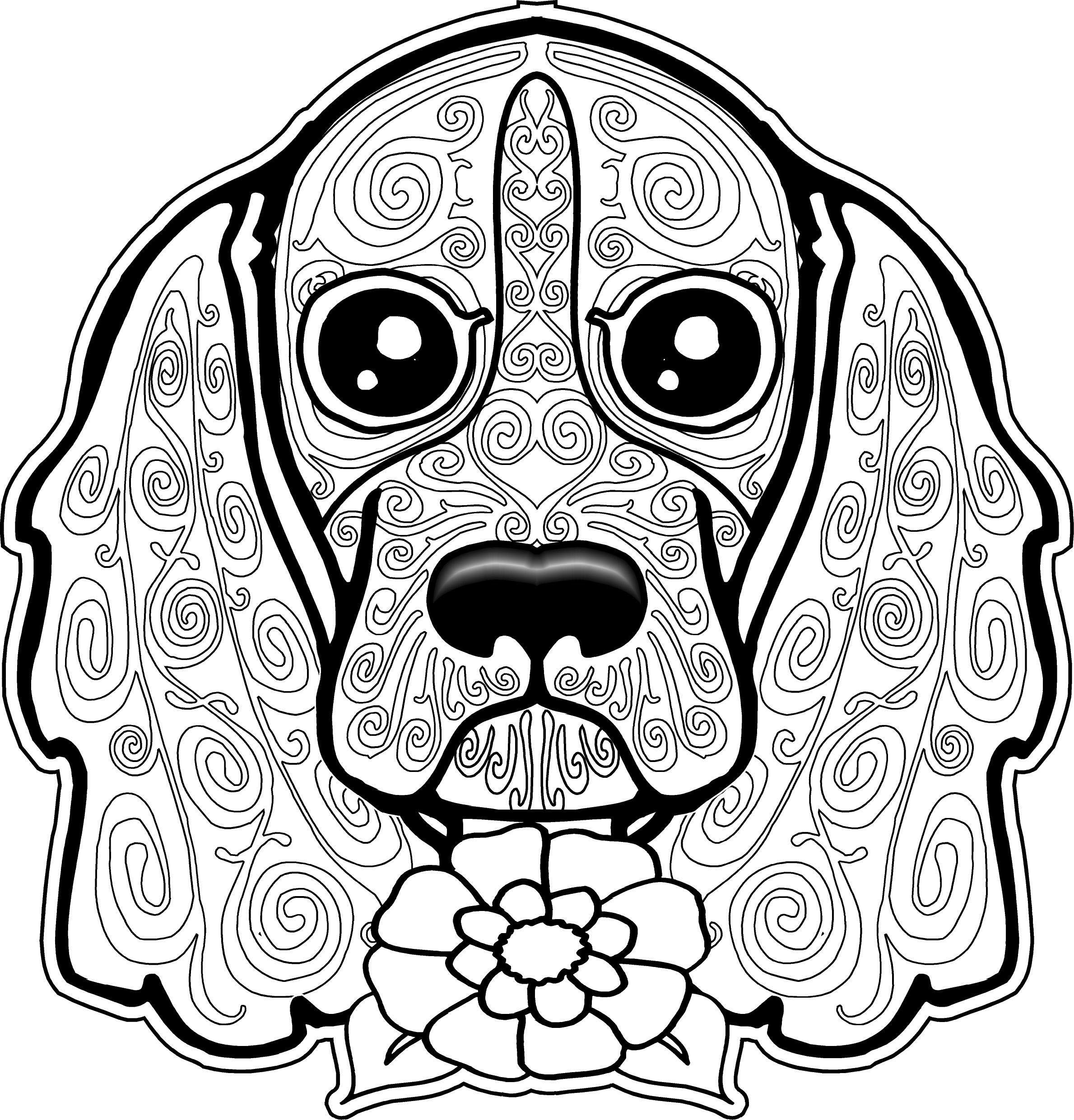 2379x2481 Dogs Coloring Pages For Adults Acpra