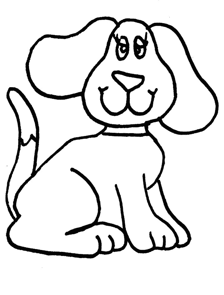 718x944 Dog Coloring Pages For Kids