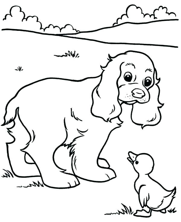 600x734 Printable Puppy Coloring Pages Printable Pet Pictures Kids