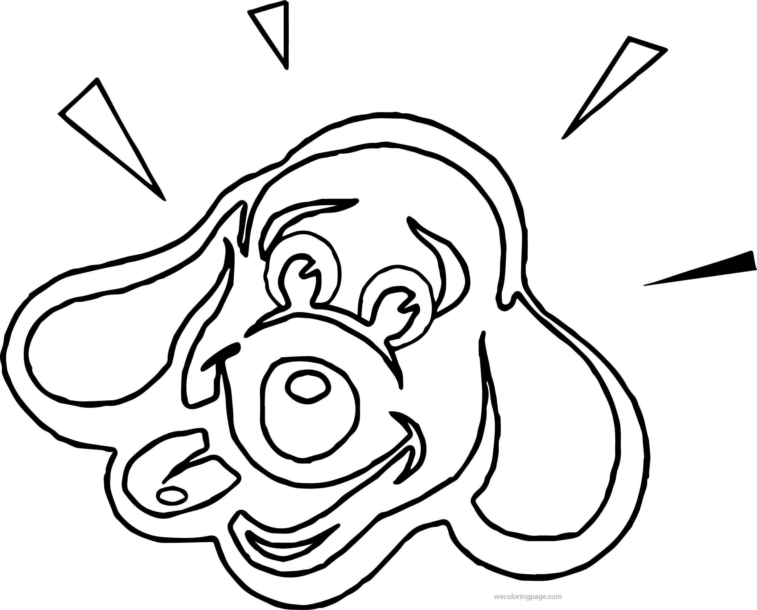 2455x1981 Dog Face Coloring Page 492798