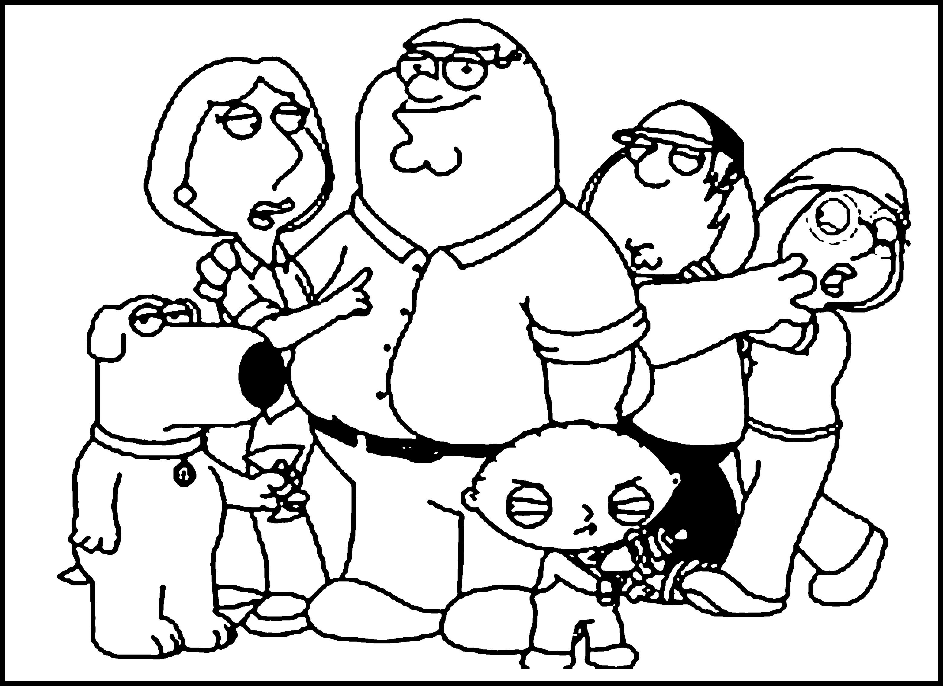 3120x2270 Awesome Family Guy Coloring Pages To Print Kid